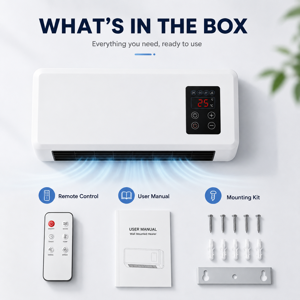 ❄️ Ductless Portable Air Conditioner – Window-Free Cooling with Remote Control