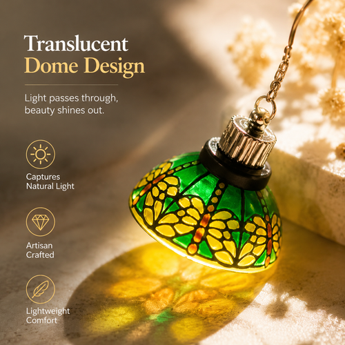 ✨ Luminous Stained Glass Dome Earrings（ Earrings Pair）