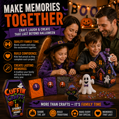 Coffin of Crafts Halloween Advent Calendar – 13 Spooky DIY Craft Surprises
