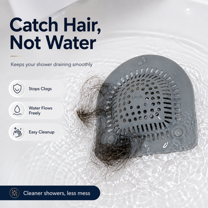 🚿Shower Drain Hair Catcher 💧Silicone Hair Trap for Bath & Shower