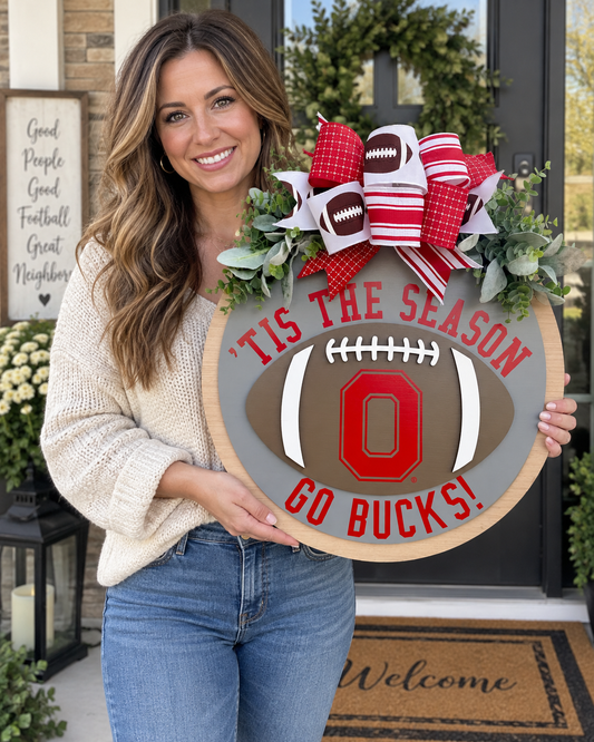 🏈Rugby Front Door Sign—Show Your Support for Your Home Team