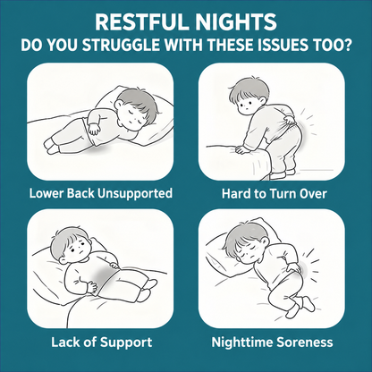 Adjustable Lumbar Support Pillow – For Bed, Office, Car & Sofa