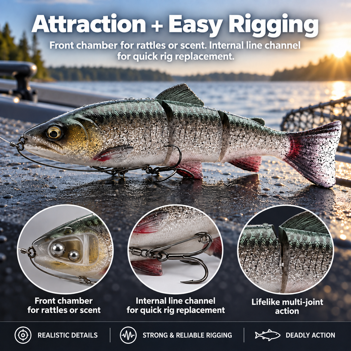 🎣50% OFF TODAY🔥 The 3D Hybrid Pike-Full Size