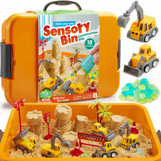 🚜Sandbox with Lid Castle Building kit