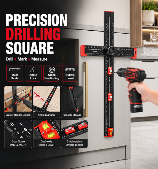 📏4-in-1 Scriber Marking Line Ruler