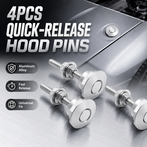 🔒 4Pcs Universal Aluminum Quick-Release Lock Latches - Secure & Easy Access!⚡