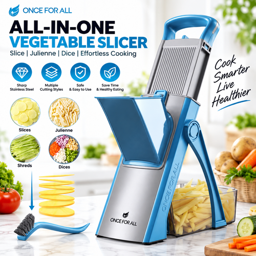 0‑8mm Adjustable Safe Mandoline Slicer