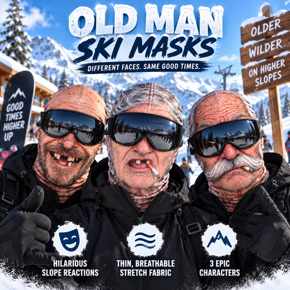 Custom Funny Ski Mask - Personalized Birthday Gifts For Ski Lovers - Born For The Slopes