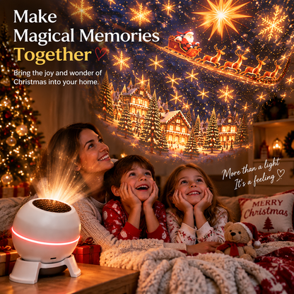 🎄 Magical Christmas Projection Night Light – Transform Any Room Into A Holiday Wonderland