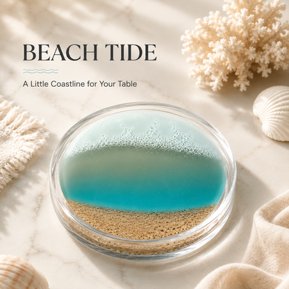 ✨Handmade Liquid Sand Acrylic Coaster