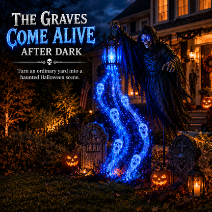 🧙‍♀️Animated Halloween Soul Harvester Garden Light Collection👻