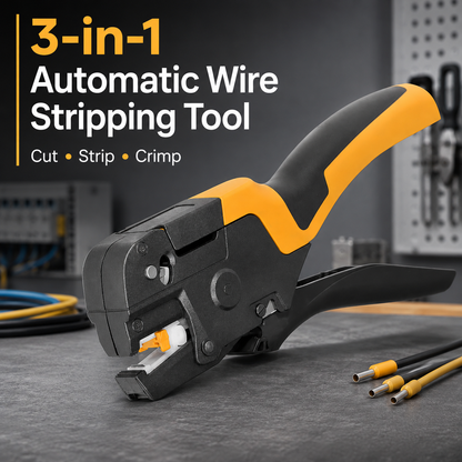 🛠️3-in-1 Automatic Ferrule Crimping Tool – AWG 20–14