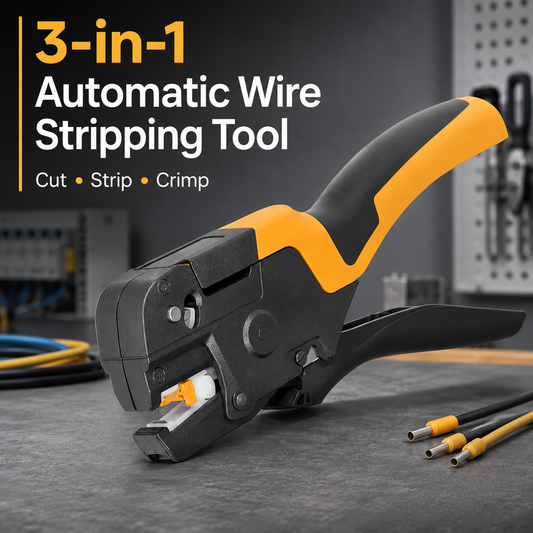 🛠️3-in-1 Automatic Ferrule Crimping Tool – AWG 20–14