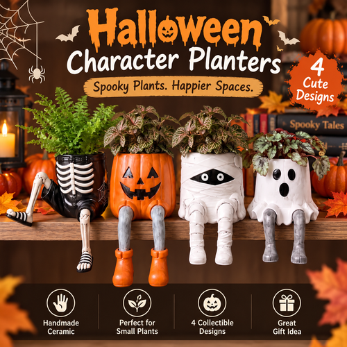 👻Halloween succulent pots