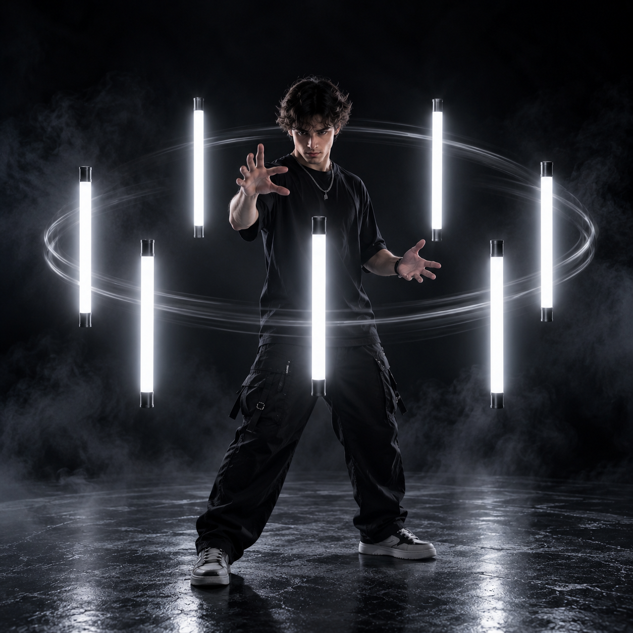 🪄2026 The Coolest Halloween Prop: LED Levitating Wand