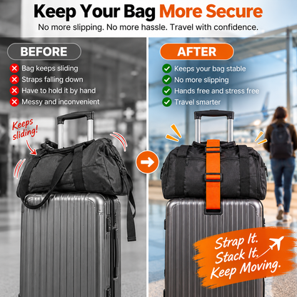 2 Pack💥Multi Use Strong Adjustable Luggage Connector Straps