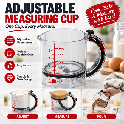 4-in-1 Adjustable Measuring Cup