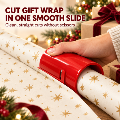 🎁 One-Slide Gift Wrap Cutter – Clean, Straight Cuts Without Scissors