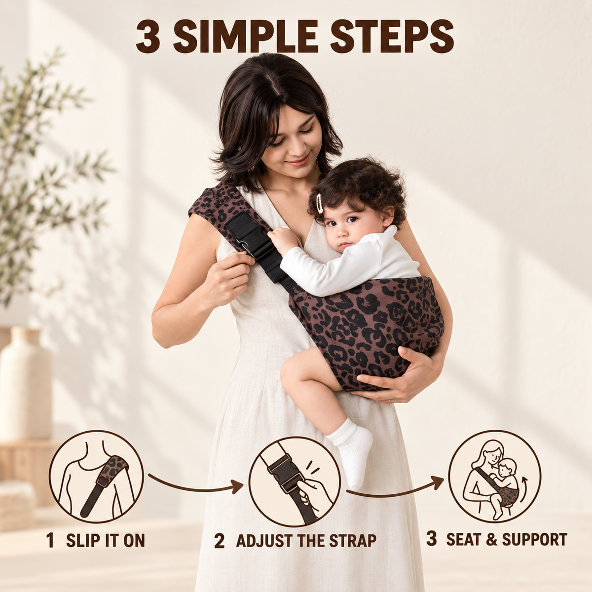 👶 “Carry Me” Toddler Hip Carrier – Quick & Compact Assisted Carry for Tired Little Legs