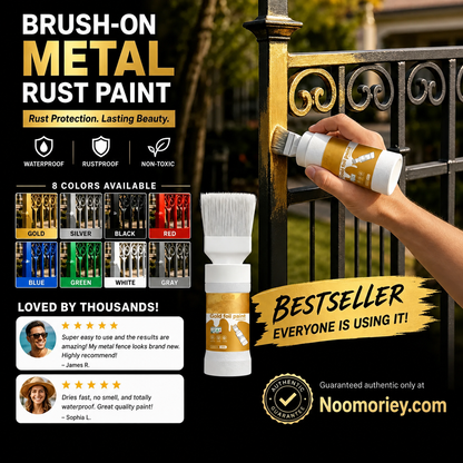 Refresh paint surfaces in one simple spray!✨🏠Water-Based Metallic Silver Paint with Built-in Brush💥👍