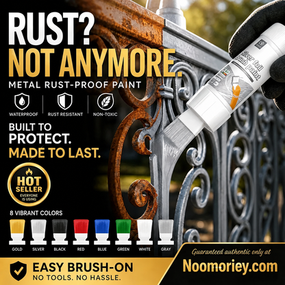 Refresh paint surfaces in one simple spray!✨🏠Water-Based Metallic Silver Paint with Built-in Brush💥👍