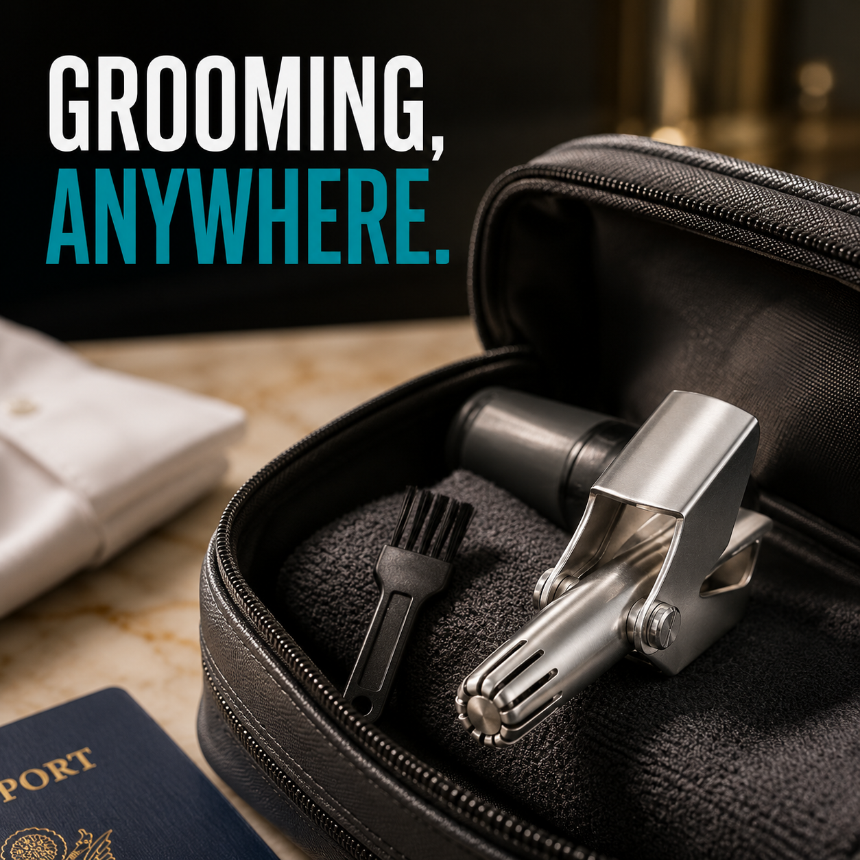 💥Buy 1 get 1 free 🔥Manual Nose Hair Trimmer – Stainless Steel 360° Trimmer, Waterproof & No Battery Required