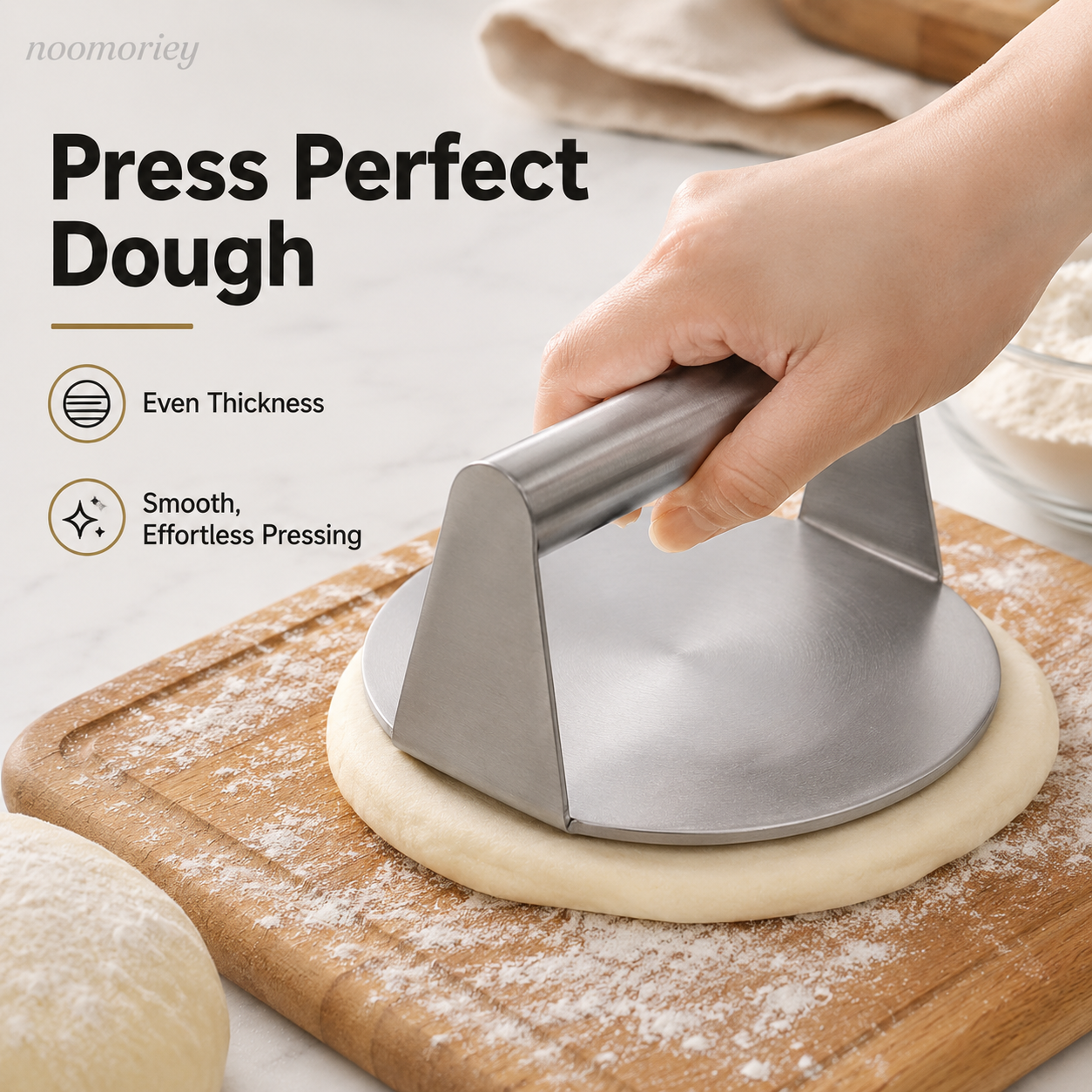 🥩Stainless Steel Burger Press 4.72" Round Smash Burger Press🍔