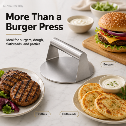 🥩Stainless Steel Burger Press 4.72" Round Smash Burger Press🍔