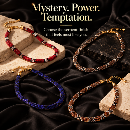 Serpent Statement Necklace – A Symbol of Mystery & Power