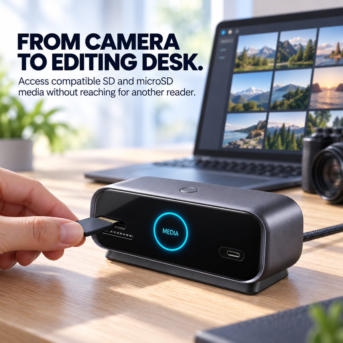 ⚡Smart Display USB-C Docking Station – One Cable, A Complete Desktop Setup