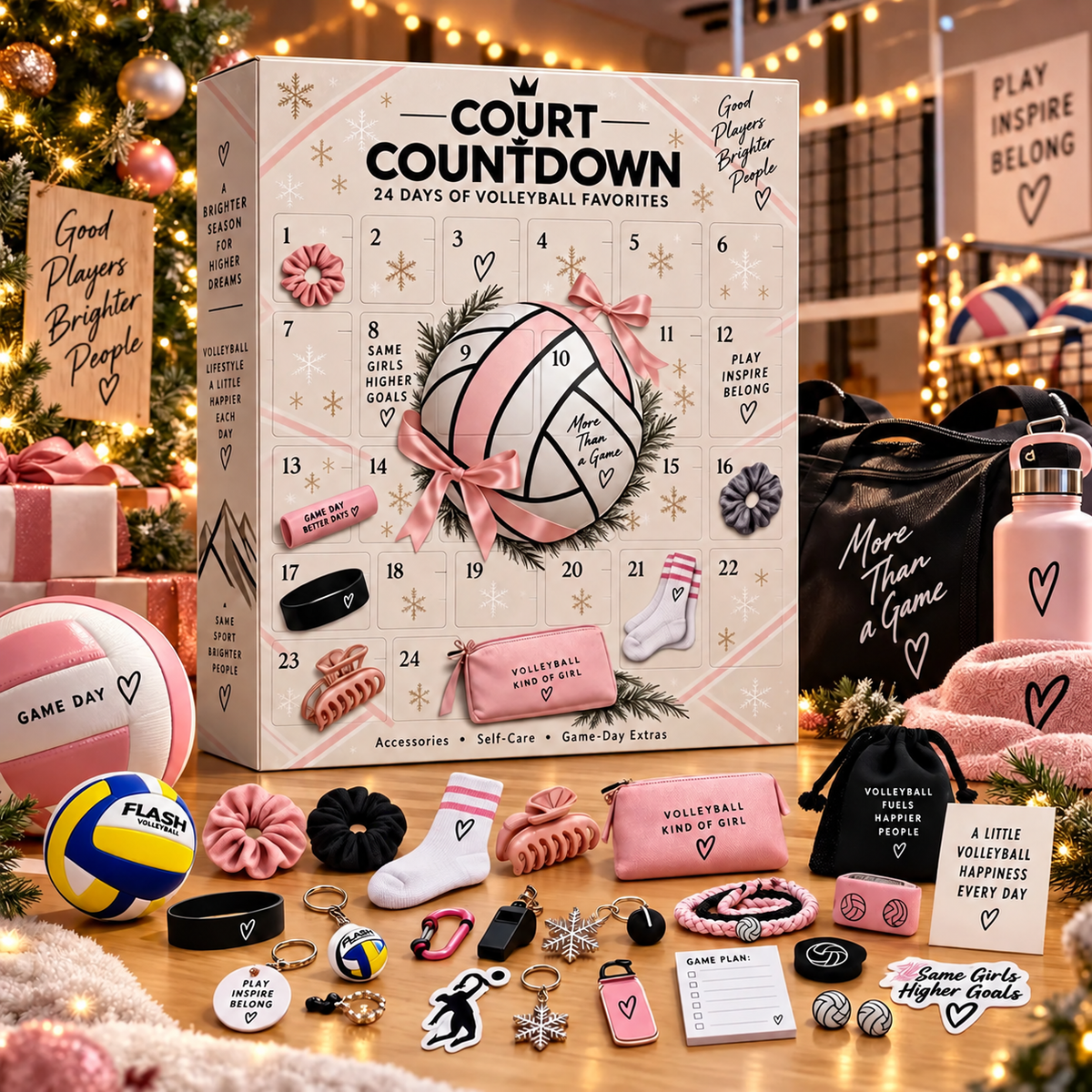 💯🏐24-Day Volleyball Advent Calendar – Game-Day Gifts & Accessories for Volleyball Lovers