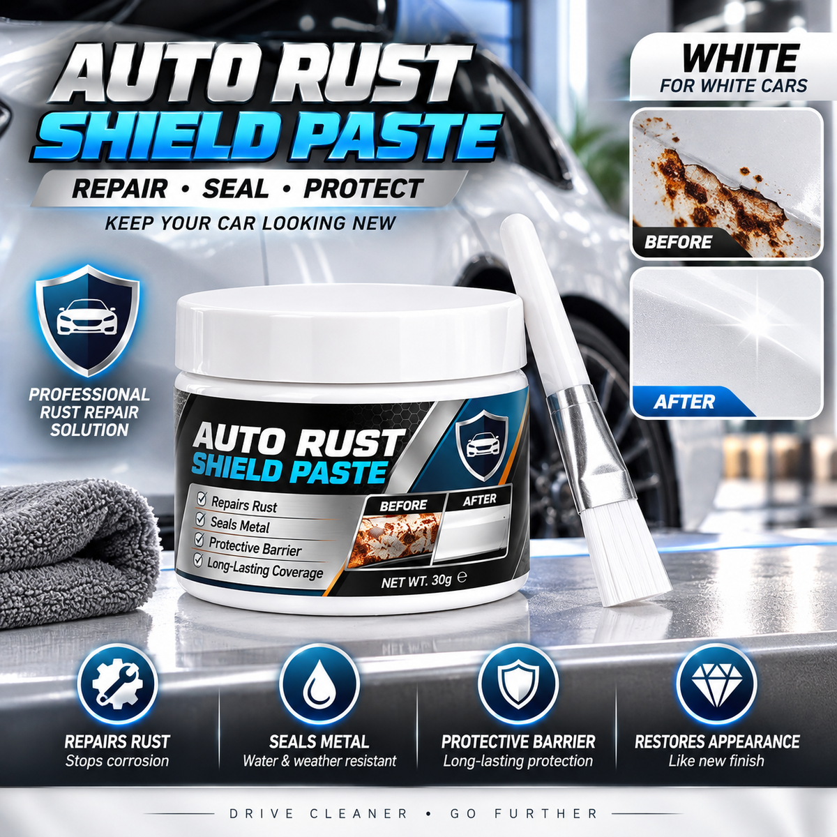 🔥Limited Time Promotion 50% OFF🔥Car Metal Rust Repair Paste