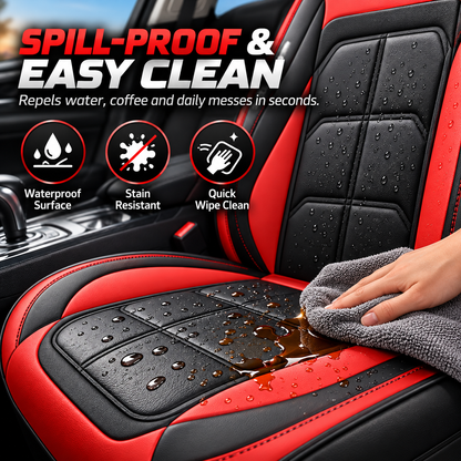 🚗 5-Seater Universal Leather Car Seat Cover Set
