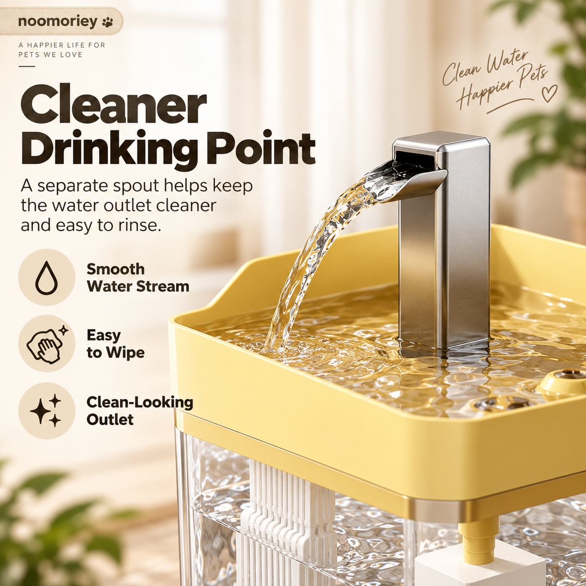 🐶 50% OFF Fresh Flow Pet Water Fountain for Cats & Dogs
