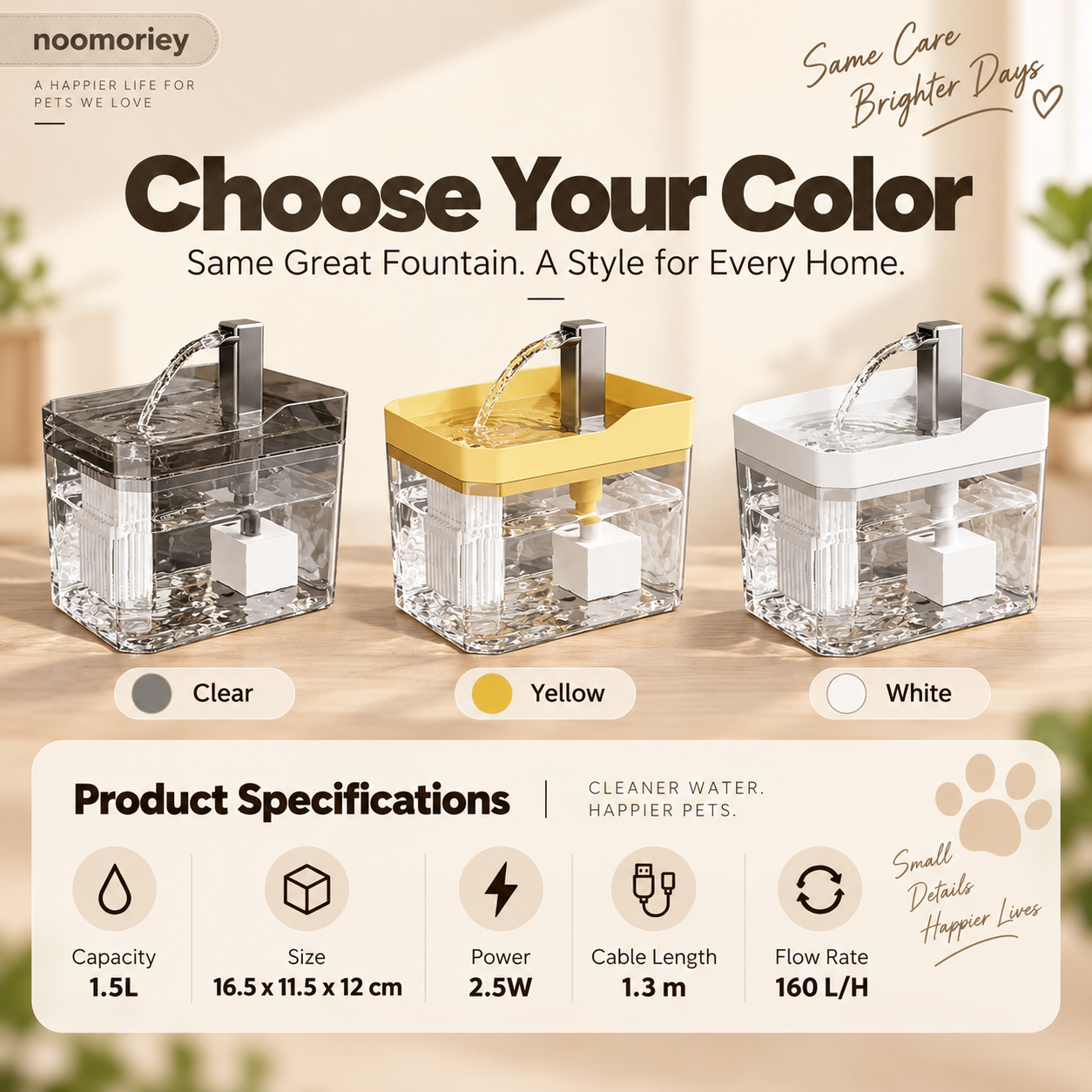 🐶 50% OFF Fresh Flow Pet Water Fountain for Cats & Dogs