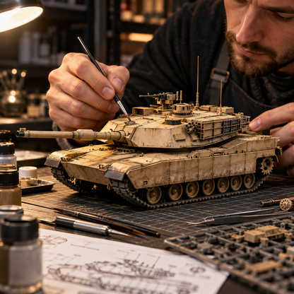 M1A1 Abrams Tank Model Kit – Build Your Own Military Legend