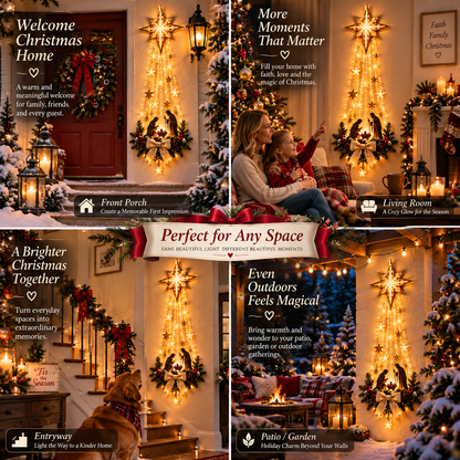 Bethlehem Star Nativity Wall Light ✨ Meaningful Christmas Decor