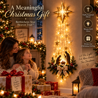 Bethlehem Star Nativity Wall Light ✨ Meaningful Christmas Decor