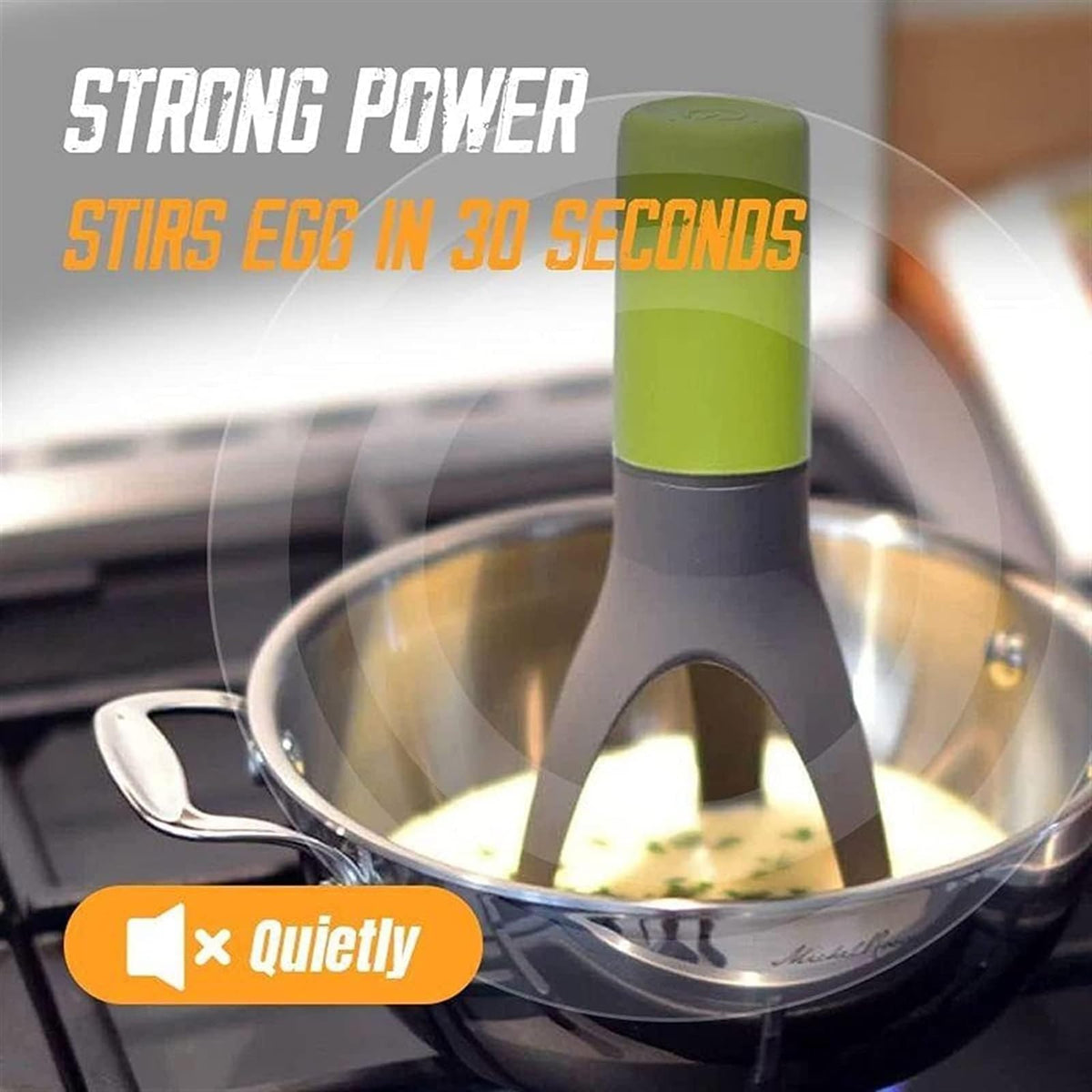 🙌 Hands-Free Automatic Pot Stirrer – 3-Speed Cordless Kitchen Helper