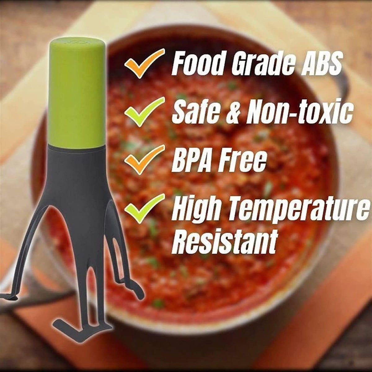 🙌 Hands-Free Automatic Pot Stirrer – 3-Speed Cordless Kitchen Helper
