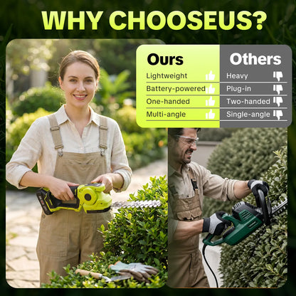 Cordless 2-in-1 Grass Shear & Shrub Trimmer