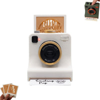 🤍 White Camera Set (4 Cards)