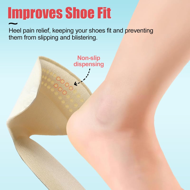 2-in-1 Heel Grip & Forefoot Cushion Pads – Softer, More Secure Shoe Fit