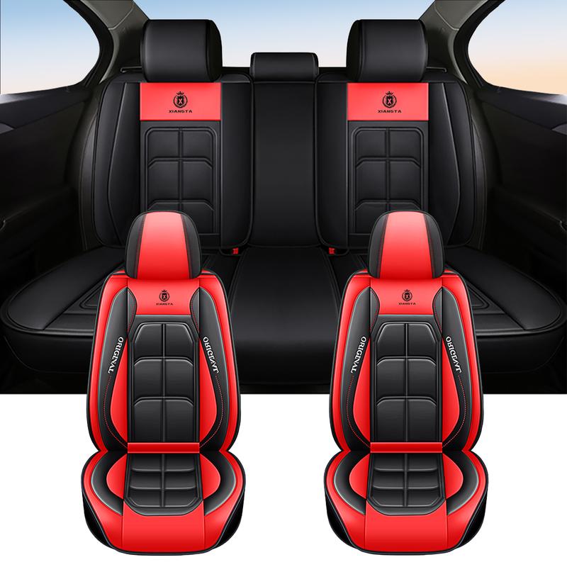 🚗 5-Seater Universal Leather Car Seat Cover Set