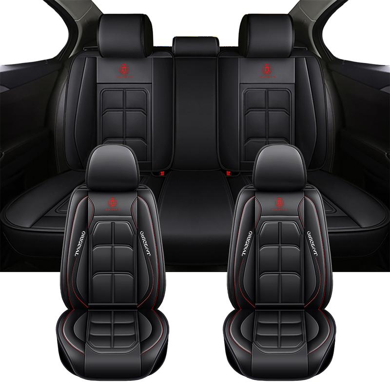 🚗 5-Seater Universal Leather Car Seat Cover Set