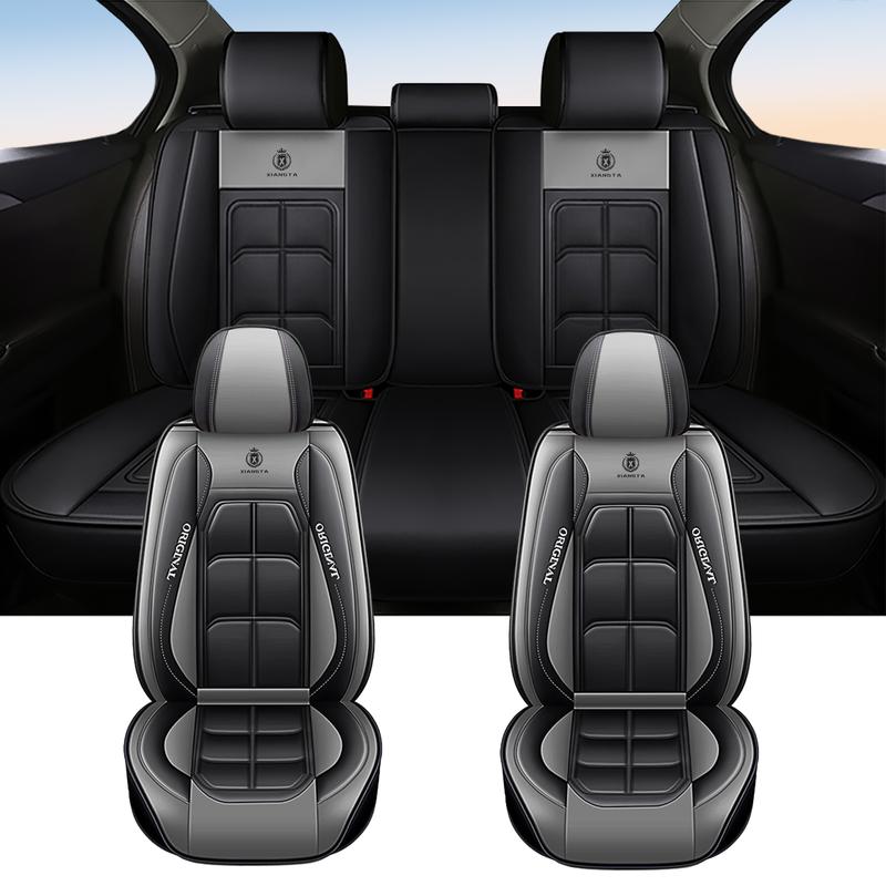 🚗 5-Seater Universal Leather Car Seat Cover Set