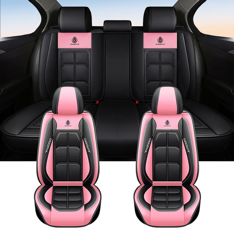 🚗 5-Seater Universal Leather Car Seat Cover Set