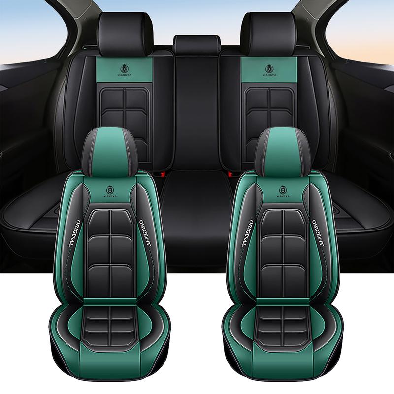 🚗 5-Seater Universal Leather Car Seat Cover Set