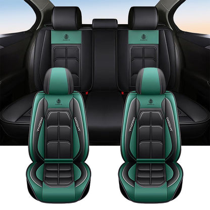 🚗 5-Seater Universal Leather Car Seat Cover Set