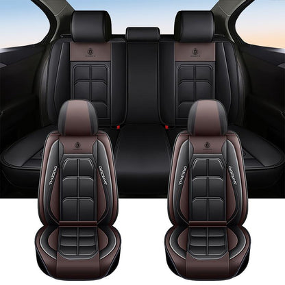 🚗 5-Seater Universal Leather Car Seat Cover Set